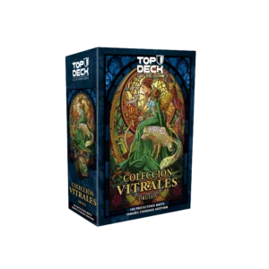 Caja con 100 protectores Top Deck vitrales Druida