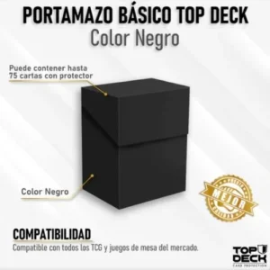 Portamazo negro topdeck