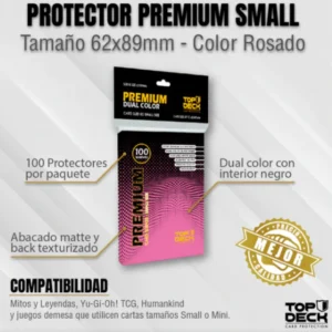 Protector Premium Small Rosado Topdeck